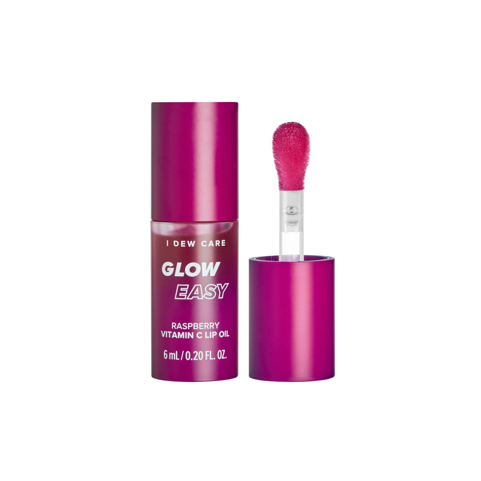 I Dew Care Glow Easy Raspberry Vitamin C Lip Oil - 6ml Dermazone Store I Dew Care Glow Easy Raspberry Vitamin C Lip Oil - 6ml Dermazone Store