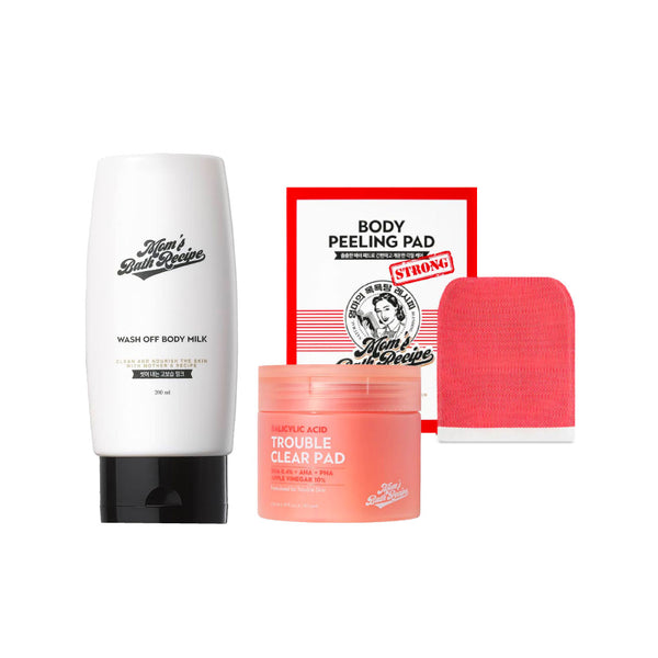 Mom's Bath Recipe Bundle for Deep Cleansing & Exfoliation