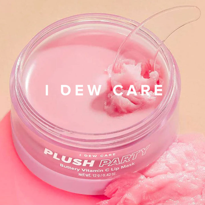 plush party buttery vitamin c lip mask I DEW CARE Plush Party Lip Mask