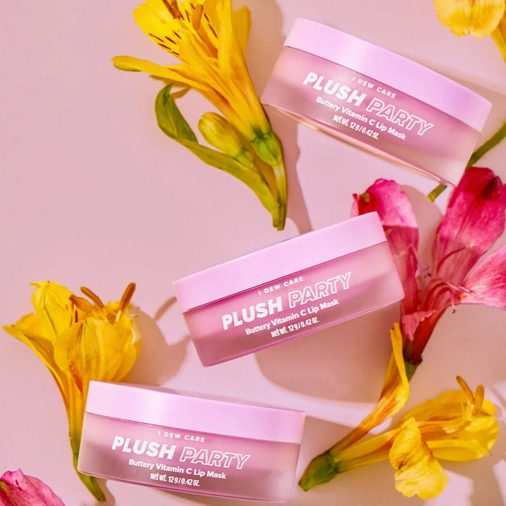 plush party buttery vitamin c lip mask I DEW CARE Plush Party Lip Mask