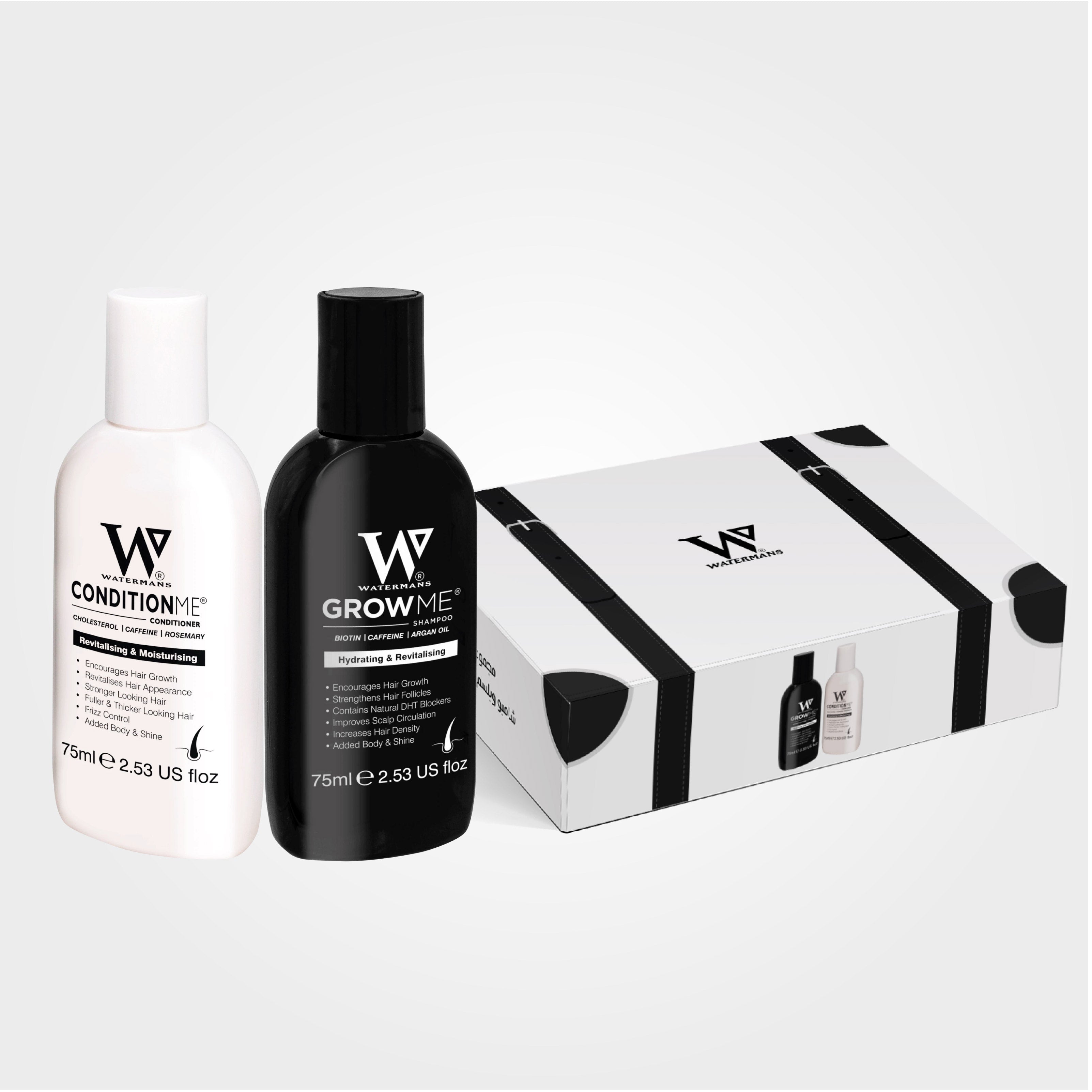 Watermans Travel Size Shampoo and Conditioner Set